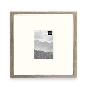 16x16" for 6x4" Wooden Washed Walnut Effect Photo Frame | Hartland Collection