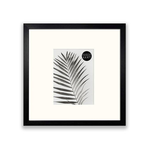16x16 for 10x8 Black Photo Frame | Oxford