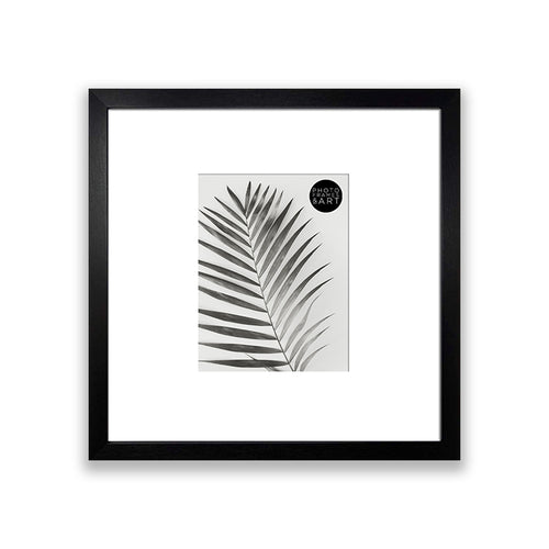 16x16 for 10x8 Black Photo Frame | Oxford