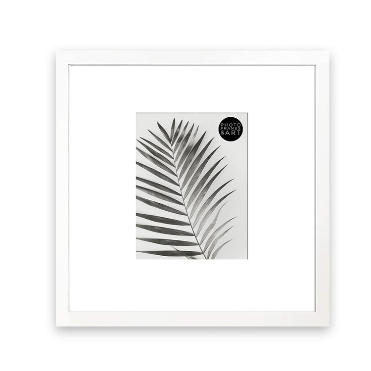 16x16 for 10x8 White Photo Frame | Oxford