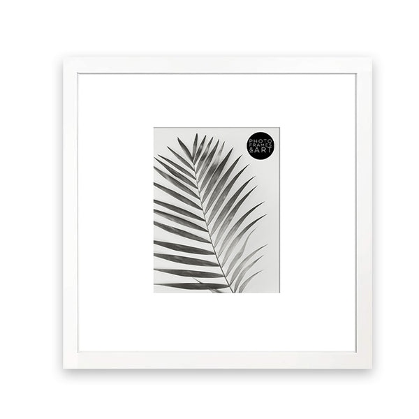 16x16 for 10x8 White Photo Frame | Oxford
