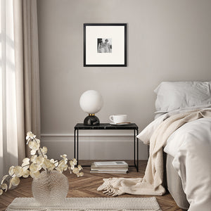 16x16 for 5x5 Black Photo Frame | Oxford