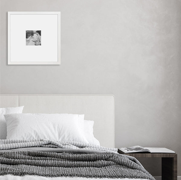 16x16 for 5x5 White Photo Frame | Oxford