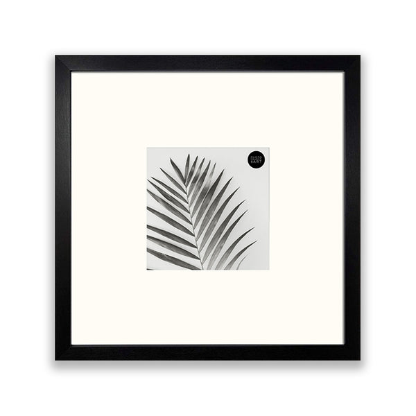 16x16 for 8x8 Black Photo Frame | Oxford