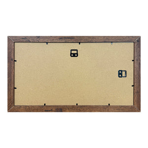 6x4 Multi Photo Frame - 16x9" Collage Frame | Rustic