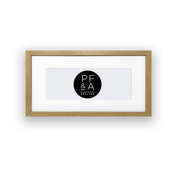 Oxford Photo Frame 16x9"  For 12X5" With Bright White Mount