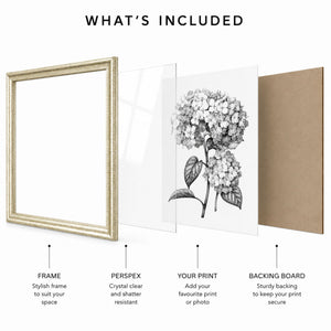 18x18" Brushed Champagne Gold Photo Frame