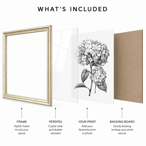 18x18" Brushed Champagne Gold Photo Frame