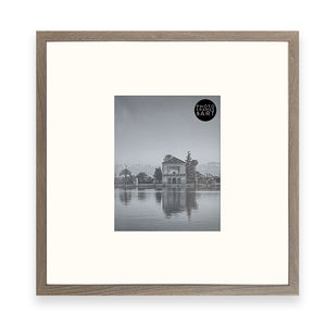 18x18" for 10x8" Wooden Washed Walnut Effect Photo Frame | Hartland Collection