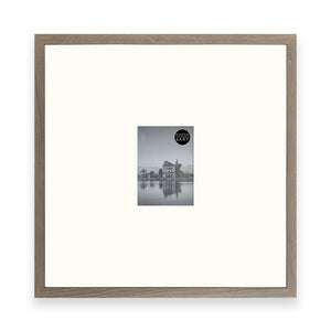 18x18" for 6x4" Wooden Washed Walnut Effect Photo Frame | Hartland Collection