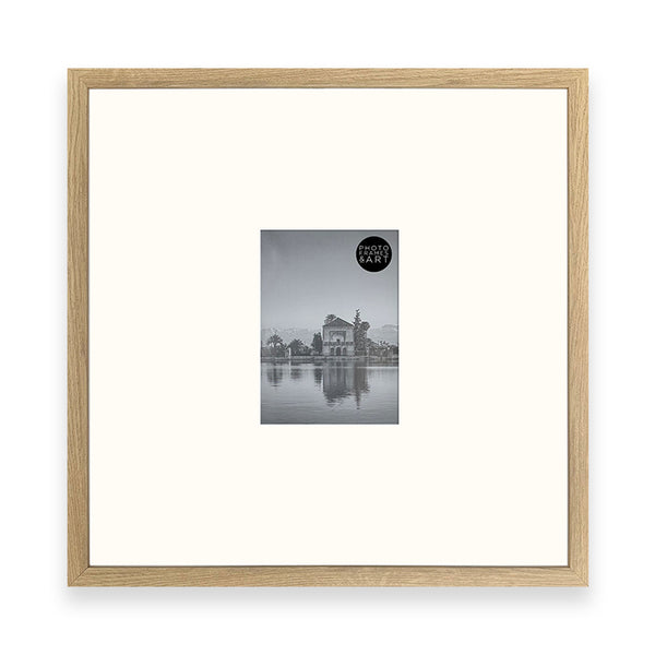 18x18" for 7x5" Wooden Oak Effect Photo Frame | Hartland Collection