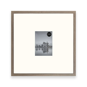 18x18" for 7x5" Wooden Washed Walnut Effect Photo Frame | Hartland Collection