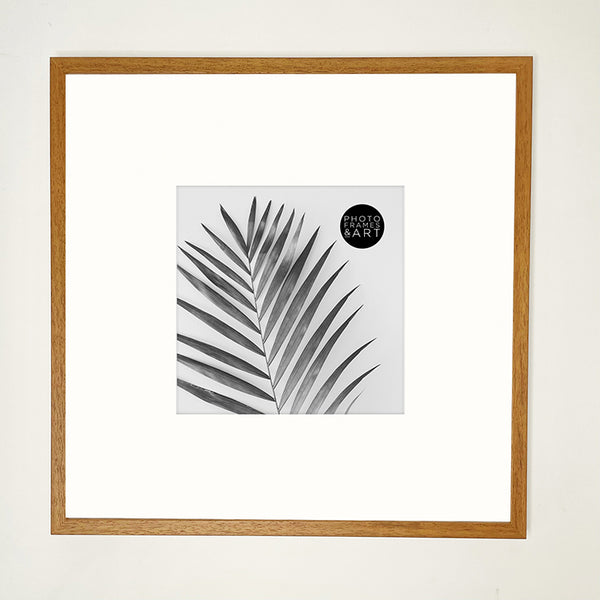 Oversized Mount Wooden 18x18" Oak Effect Frame For 8x8" | Signature Collection