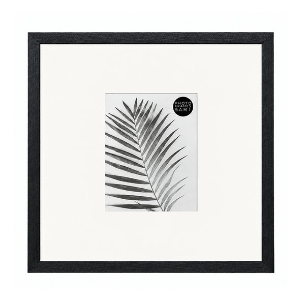 18x18" for 10x8" Wooden Black Photo Frame | Hartland Collection