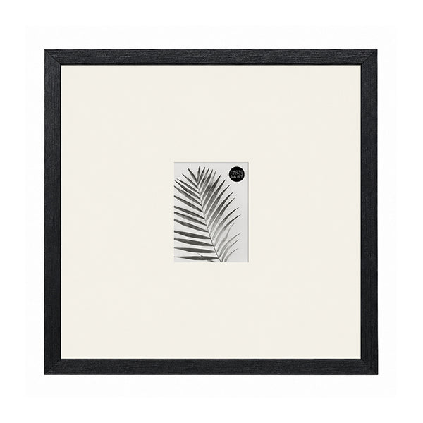 18x18" for 6x4" Wooden Black Photo Frame | Hartland Collection