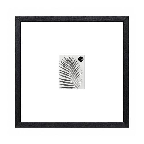 18x18" for 6x4" Wooden Black Photo Frame | Hartland Collection