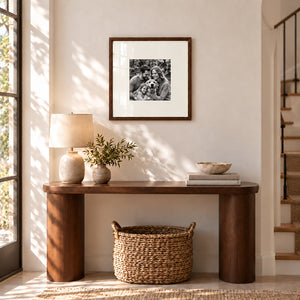 18x18" for 8X8" Wooden Walnut Effect Photo Frame | Hartland Collection