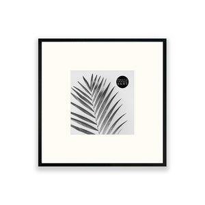 Oversized Mount Wooden 18x18" Black Frame For 8x8" | Signature Collection