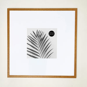 Oversized Mount Wooden 18x18" Oak Effect Frame For 8x8" | Signature Collection