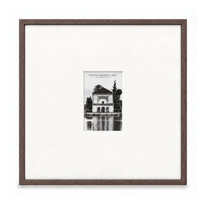 18x18" for 6x4" Wooden Walnut Effect Photo Frame | Hartland Collection