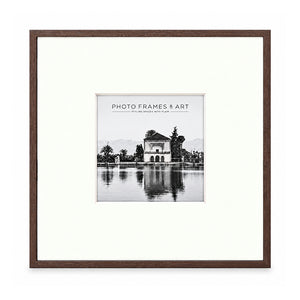 18x18" for 8X8" Wooden Walnut Effect Photo Frame | Hartland Collection