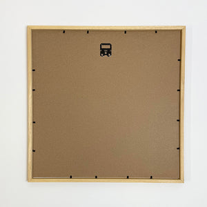 Oversized Mount Wooden 18x18" Oak Effect Frame For Two 6x4" | Signature Collection