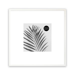 Oversized Mount Wooden 18x18" White Frame For 8x8" | Signature Collection