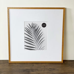 Oversized Mount Wooden 18x18" Oak Effect Frame For 10x8" | Signature Collection