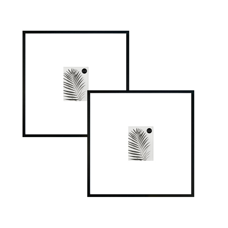 Oversized Mount Wooden 18x18" Black Frame For 6x4" | Signature Frame Sets