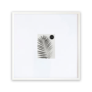 Oversized Mount Wooden 18x18" White Frame For 7x5" | Signature Collection
