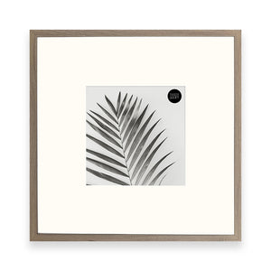 20x20" for 10x10" Wooden Washed Walnut Effect Photo Frame | Hartland Collection