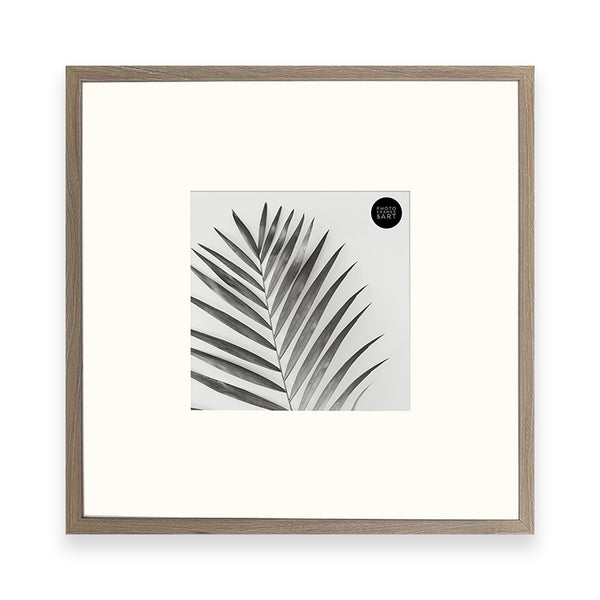 20x20" for 10x10" Wooden Washed Walnut Effect Photo Frame | Hartland Collection