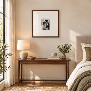 20x20" for 8X6" Wooden Walnut Effect Photo Frame | Hartland Collection
