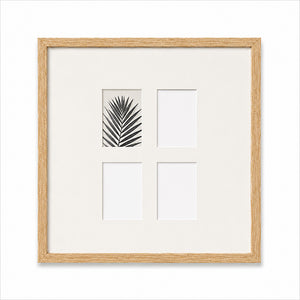 20x20" for 6x4" Multi Wooden Oak Effect Photo Frame | Hartland Collection