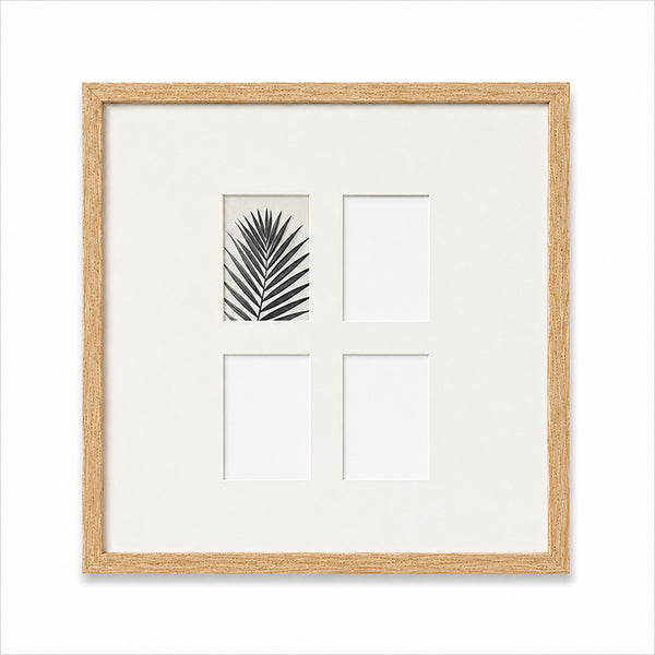 20x20" for 6x4" Multi Wooden Oak Effect Photo Frame | Hartland Collection