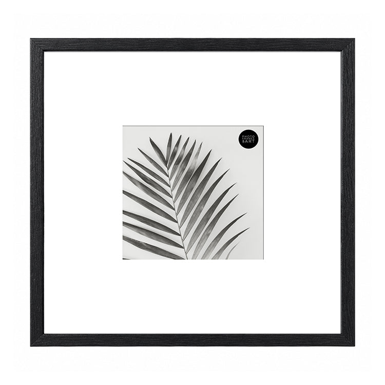 20x20" for 10x10" Wooden Black Photo Frame | Hartland Collection