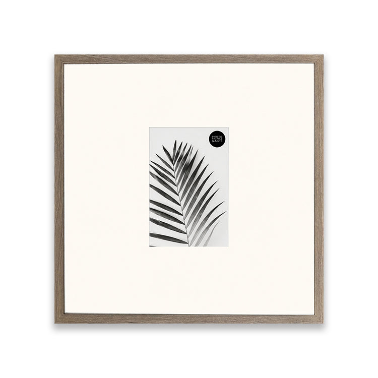 20x20" for 8x6" Wooden Washed Walnut Effect Photo Frame | Hartland Collection