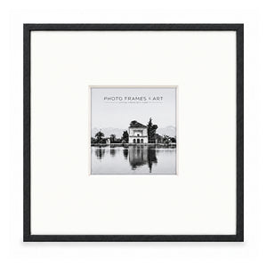 20x20" for 8x8" Wooden Black Photo Frame | Hartland Collection
