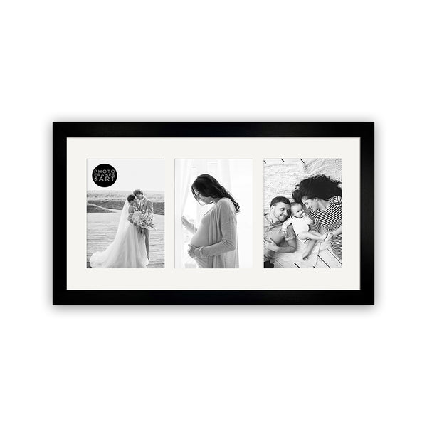 7x5 Multi Photo Frame - 21x11" Collage Frame | Milano