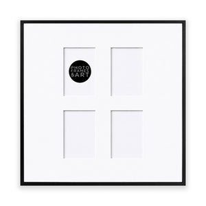 Oversized Mount Wooden 24x24" Black Multi Frame | Signature Collection