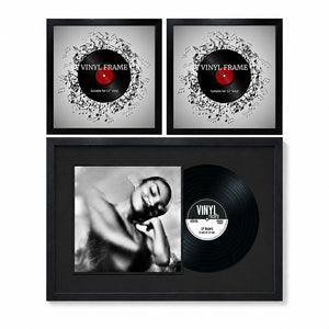 Vinyl Gallery Wall Set with Black Mount | Oxford Black