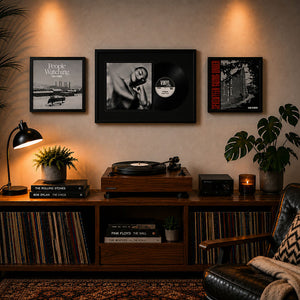 Vinyl Gallery Wall Set with Black Mount | Oxford Black