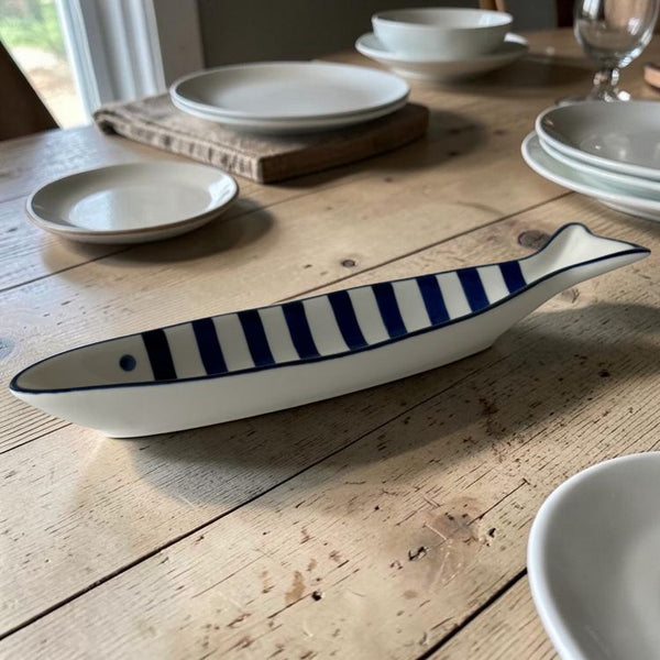 Sardine Sushi Serving Dish | Ceramic