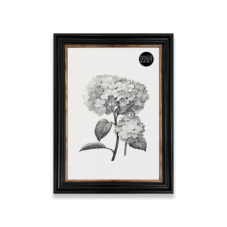 40x50cm Shabby Chic Poster Frame | Vintage Black