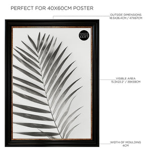 40x60cm Poster Frame | Vintage Black