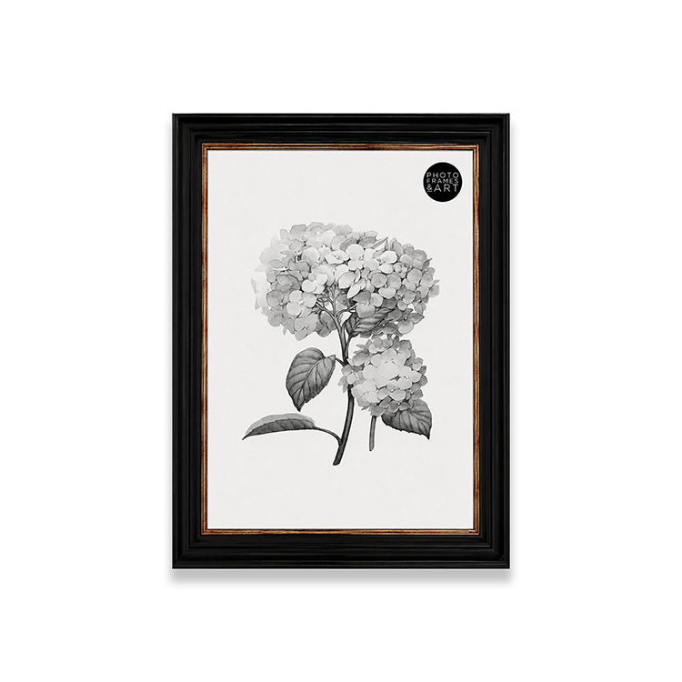 40x60cm Shabby Chic Poster Frame | Vintage Black