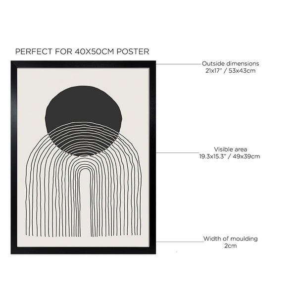 40x50 Frame With Glass | Oxford