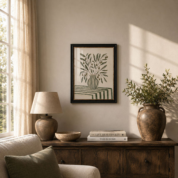 40x60cm Shabby Chic Poster Frame | Vintage Black