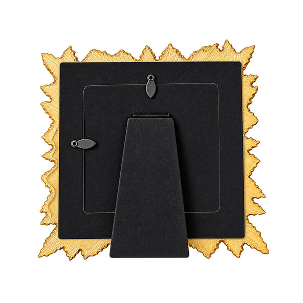 4x4" Leaf Photo Frame | Gold Effect