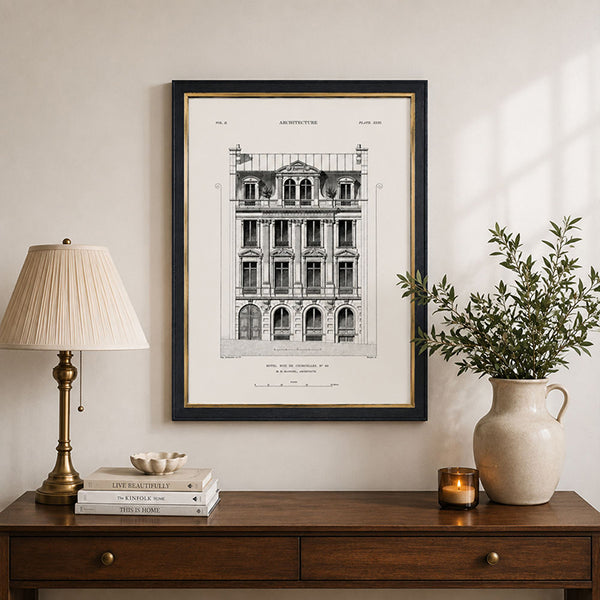 Framed 40x60cm Architecture Wall Art |  Hotel